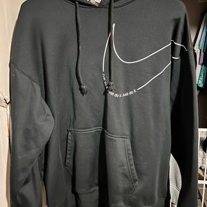 Black Nike hoodie size large